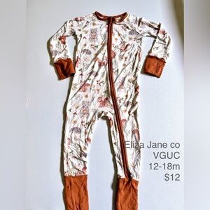 Eliza Jane co bamboo zippy/footie/sleeper